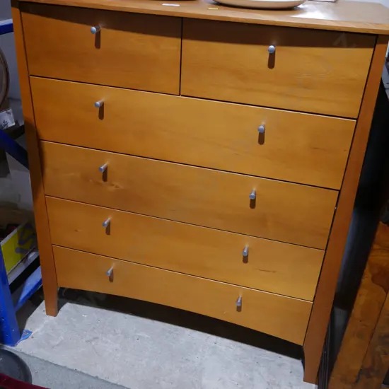 Modern 6 drawer chest