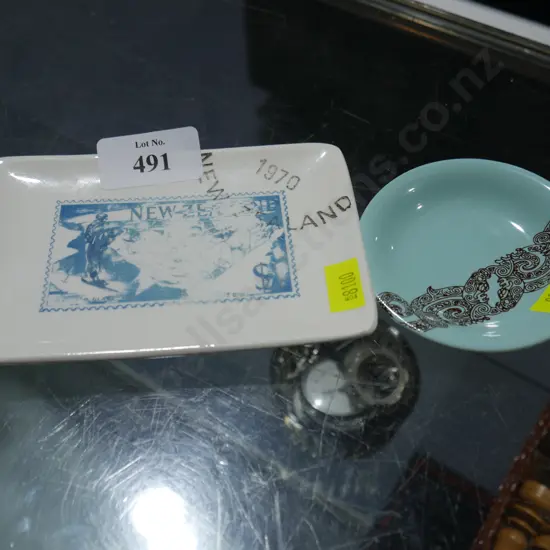 Crown Lynn Air New Zealand plates