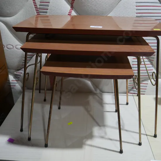 Nest of Formica tables