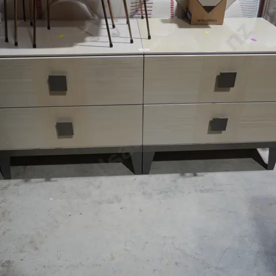 Pair of bedside drawers