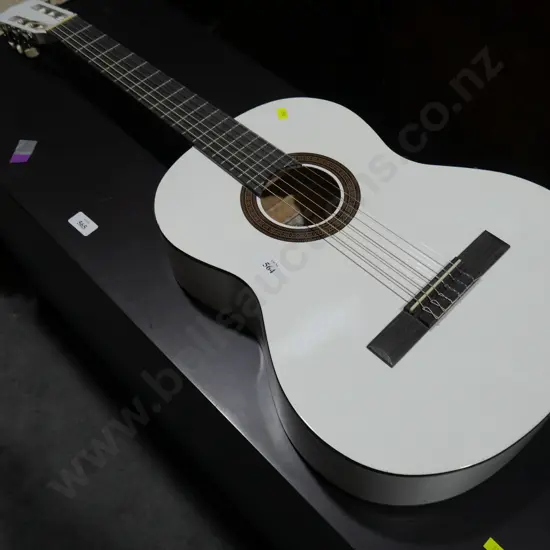 Fiesta white guitar
