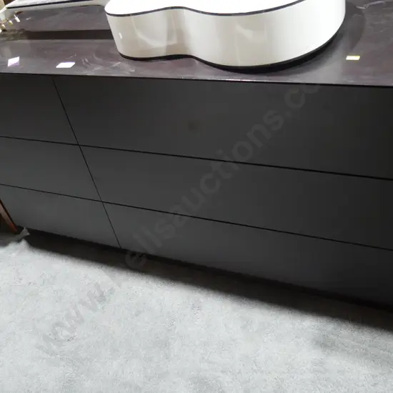 Black MDF side board