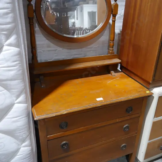 Mirror back dresser