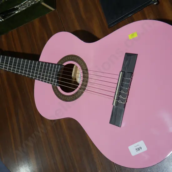Pink Fiesta guitar