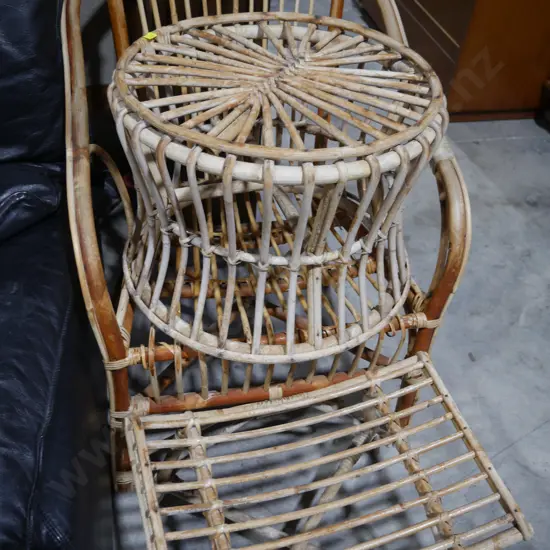 Cane chair etc