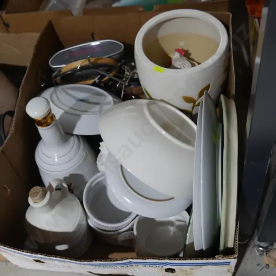 Plates , decanter etc