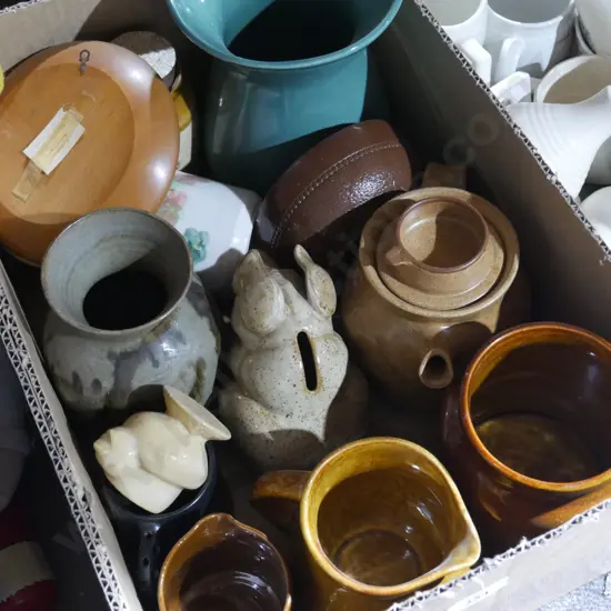 Pottery jugs ,ect