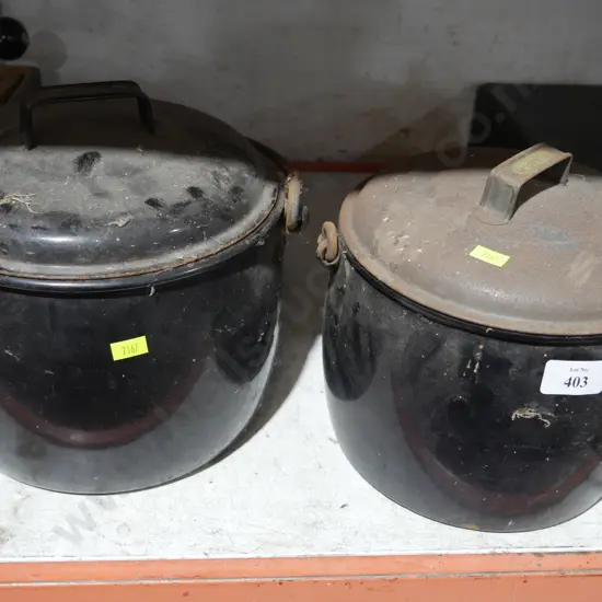 Cast iron pots