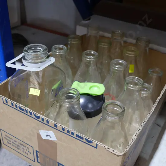 Milk bottles