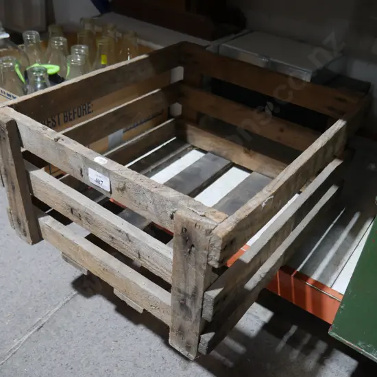 Wooden crate