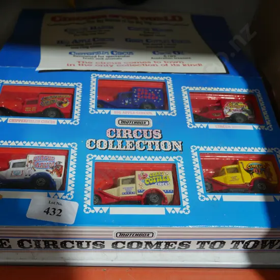 Matchbox Circus trucks