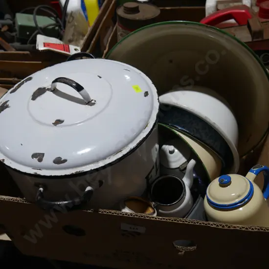 Enamel pots