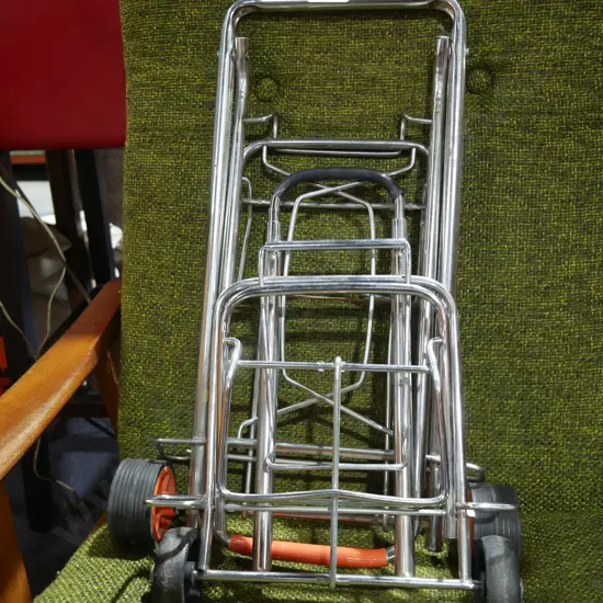 2 luggage trolleys