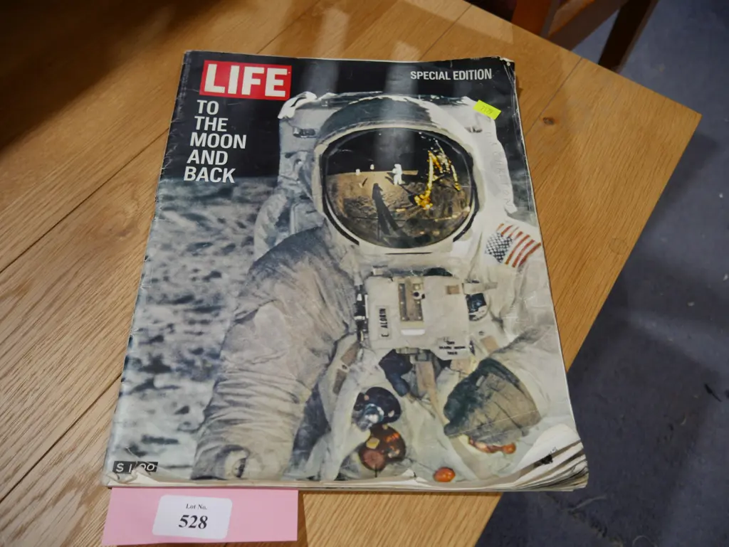 Life magazine.  Moon landing Image 1++
