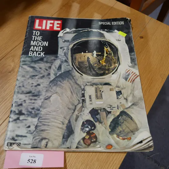 Life magazine.  Moon landing