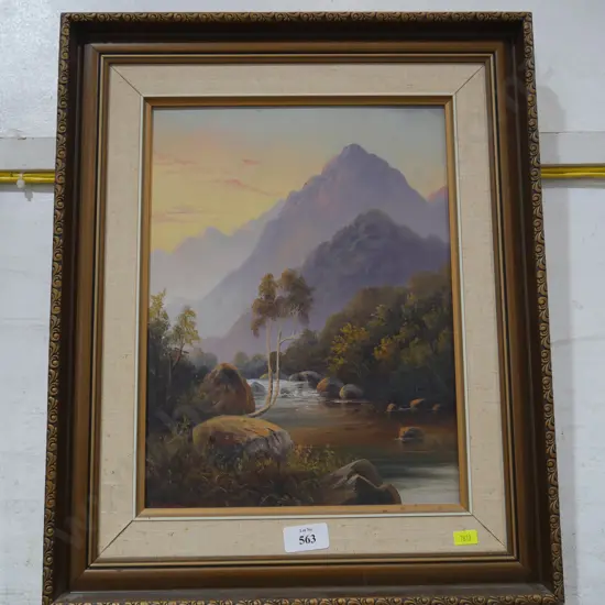 TR Attwood oil painting