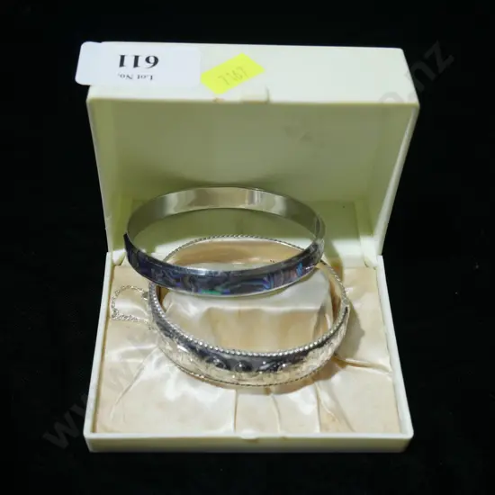 Silver bracelet etc