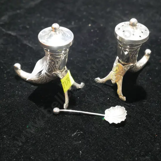 Silver condiments etc