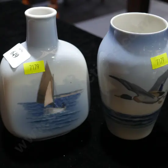 2 Copenhagen vases