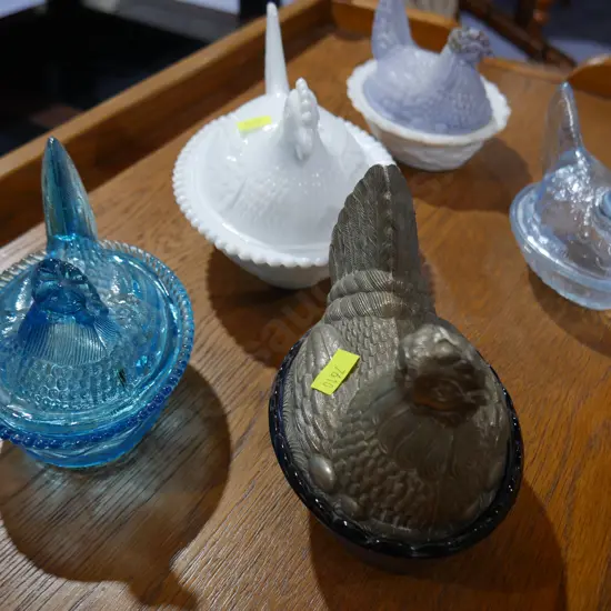 Lidded chicken dishes