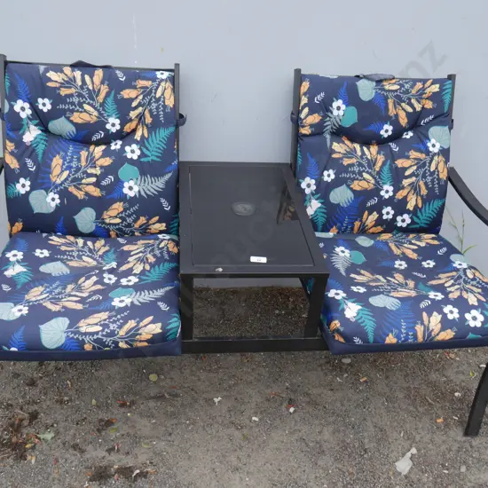 Two-seater outdoor setting
