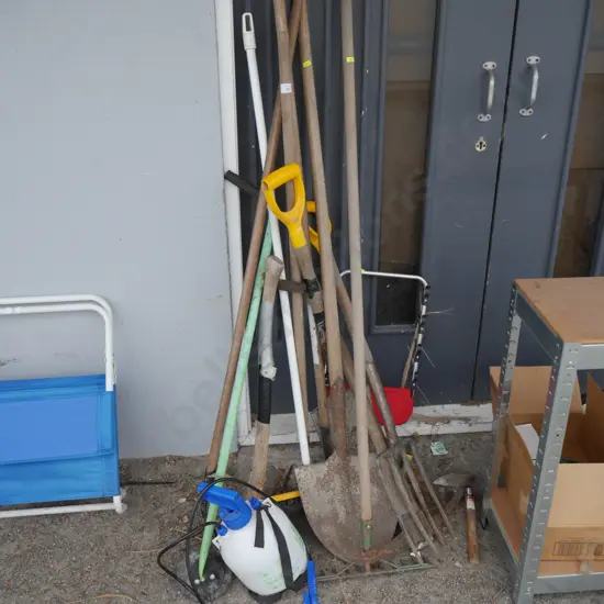 Assorted garden tools