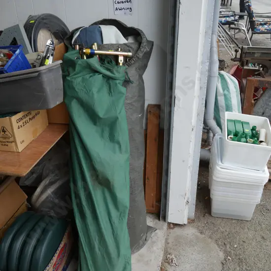 Large caravan awning