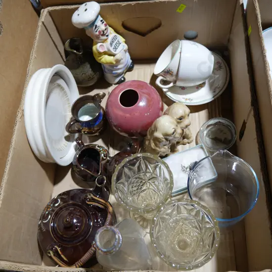 China and glassware etc