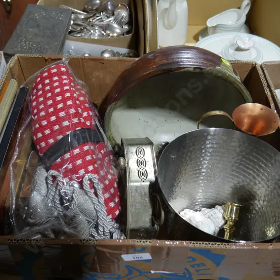 Pottery bowl, ice bucket etc