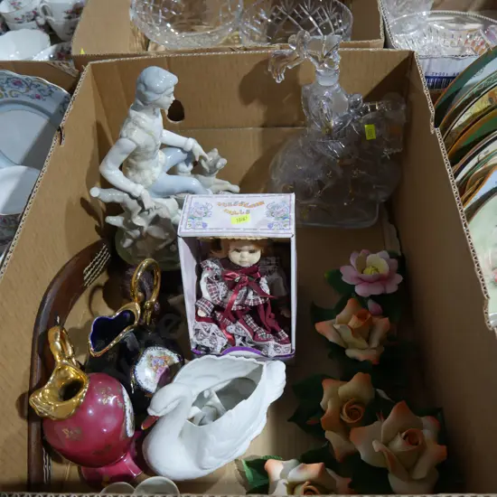 Limoges jug vases, figurine etc