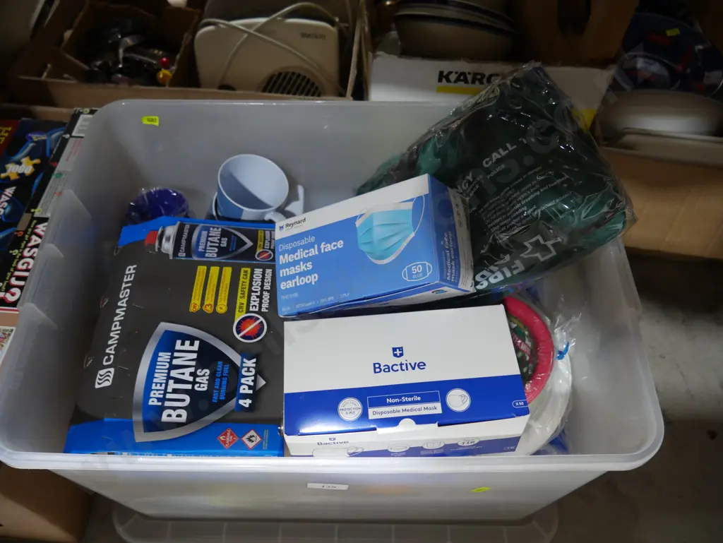 Butane gas, disposable masks etc Image 1++