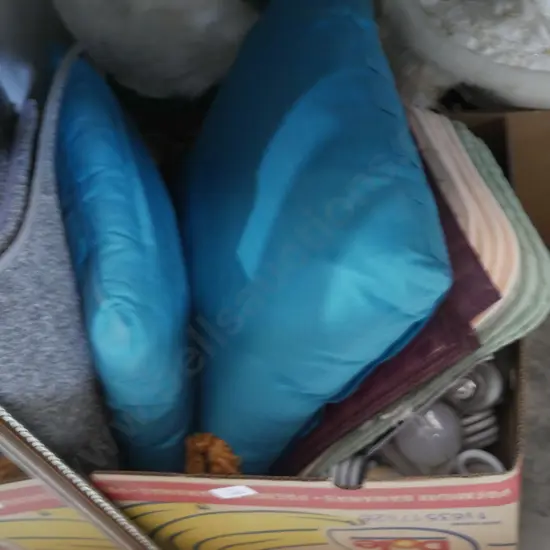 Cushions, light bulbs etc