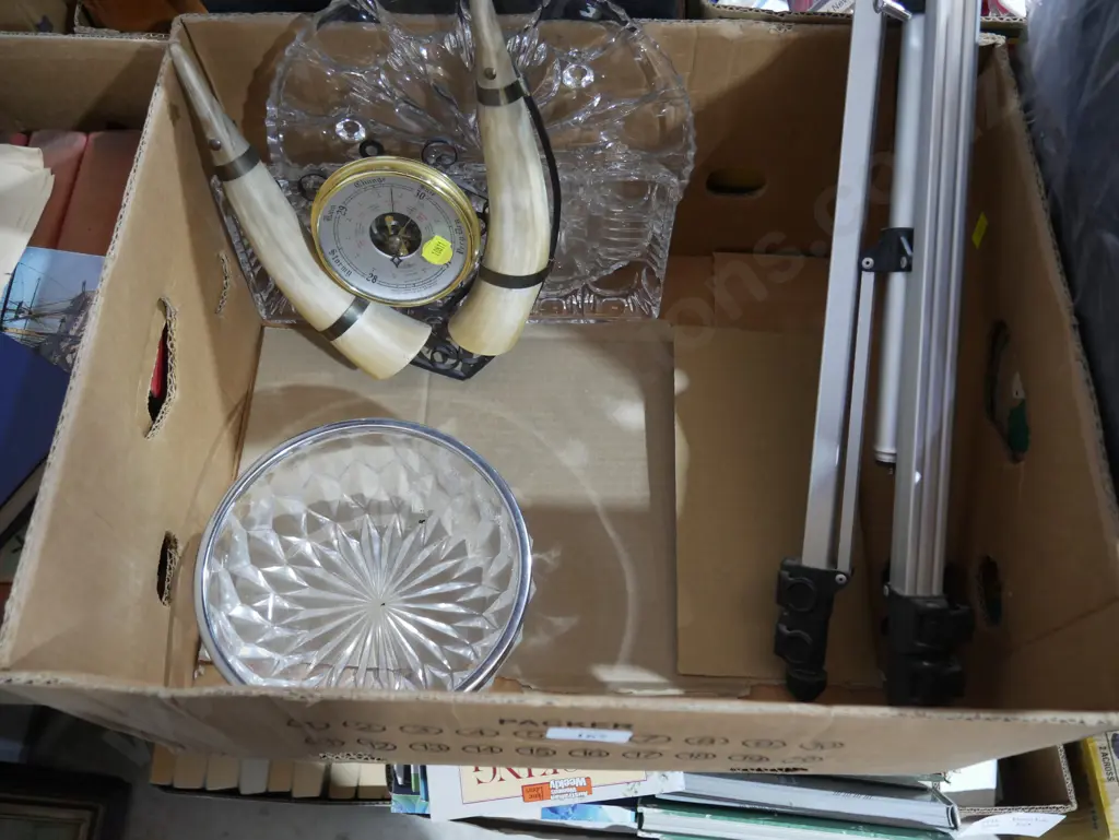 Barometer, glassware etc Image 1++