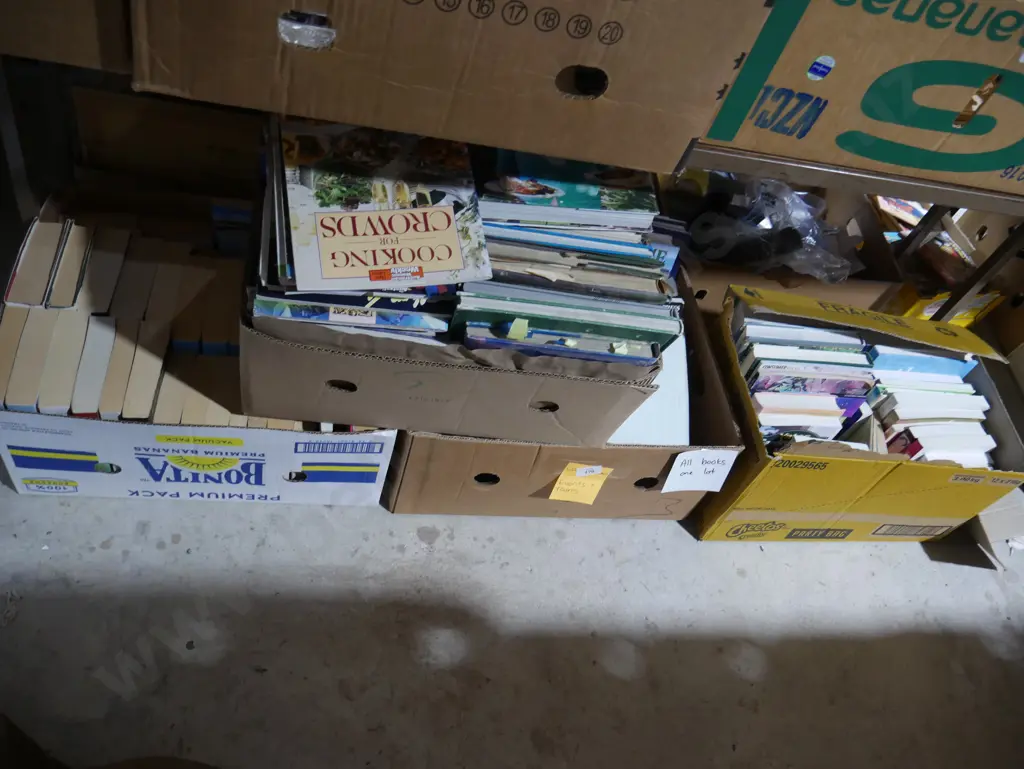 Four boxes of books Image 1++