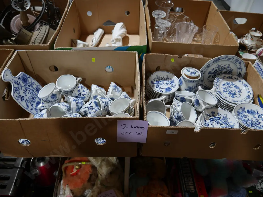 Two boxes of Blue Danube tableware Image 1++
