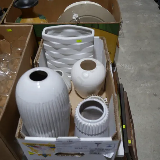 Assorted vases