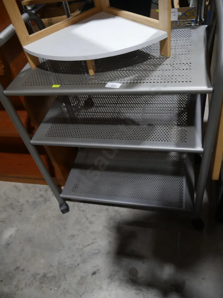 3 tier metal trolley Image 1++