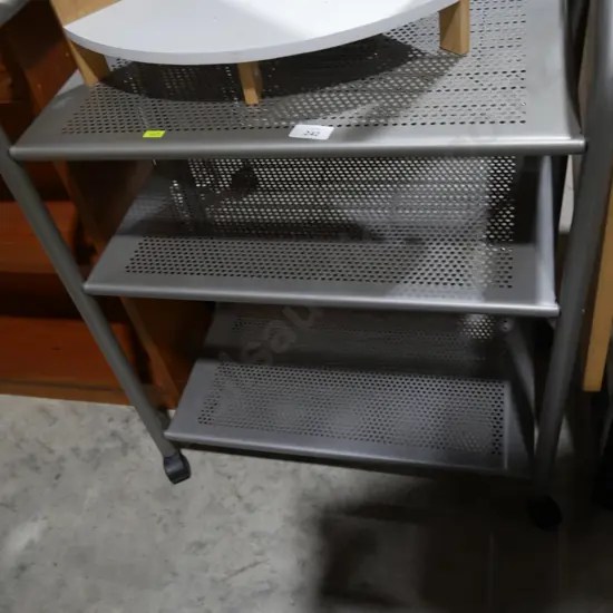3 tier metal trolley
