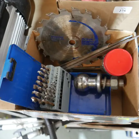 Tow ball, drill bits etc