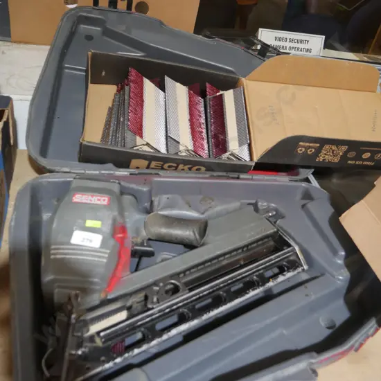 Senco nail gun and nails