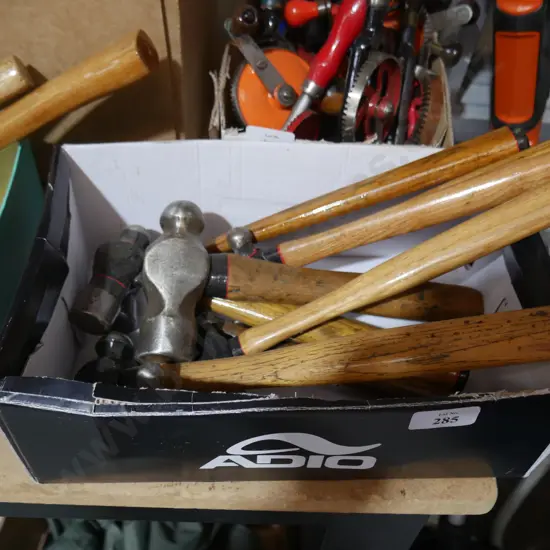 Assorted hammers