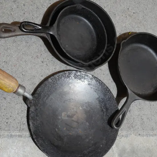 Cast iron skillets