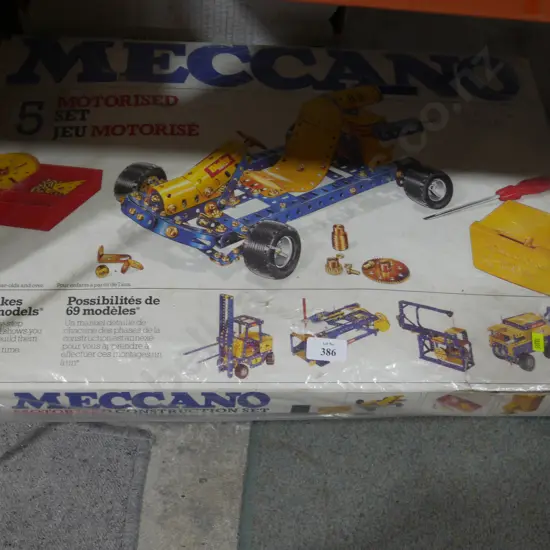 Meccano motorised set