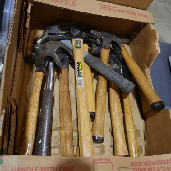 Assorted hammers