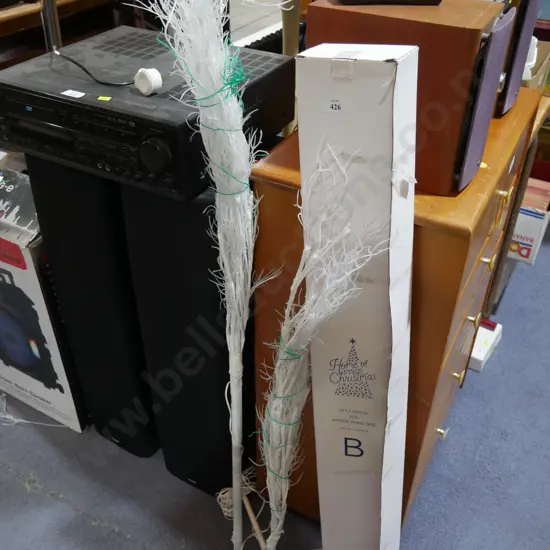 White Christmas tree LED