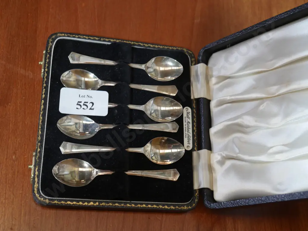 Boxed Sterling silver teaspoons Image 1++