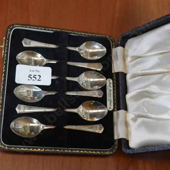 Boxed Sterling silver teaspoons