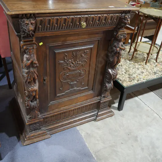 Carved cabinet