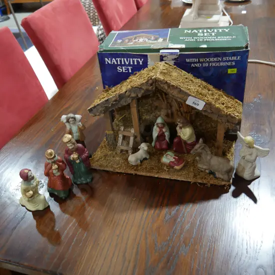 Nativity set