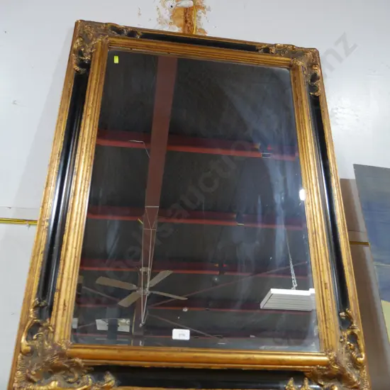 Large framed mirror